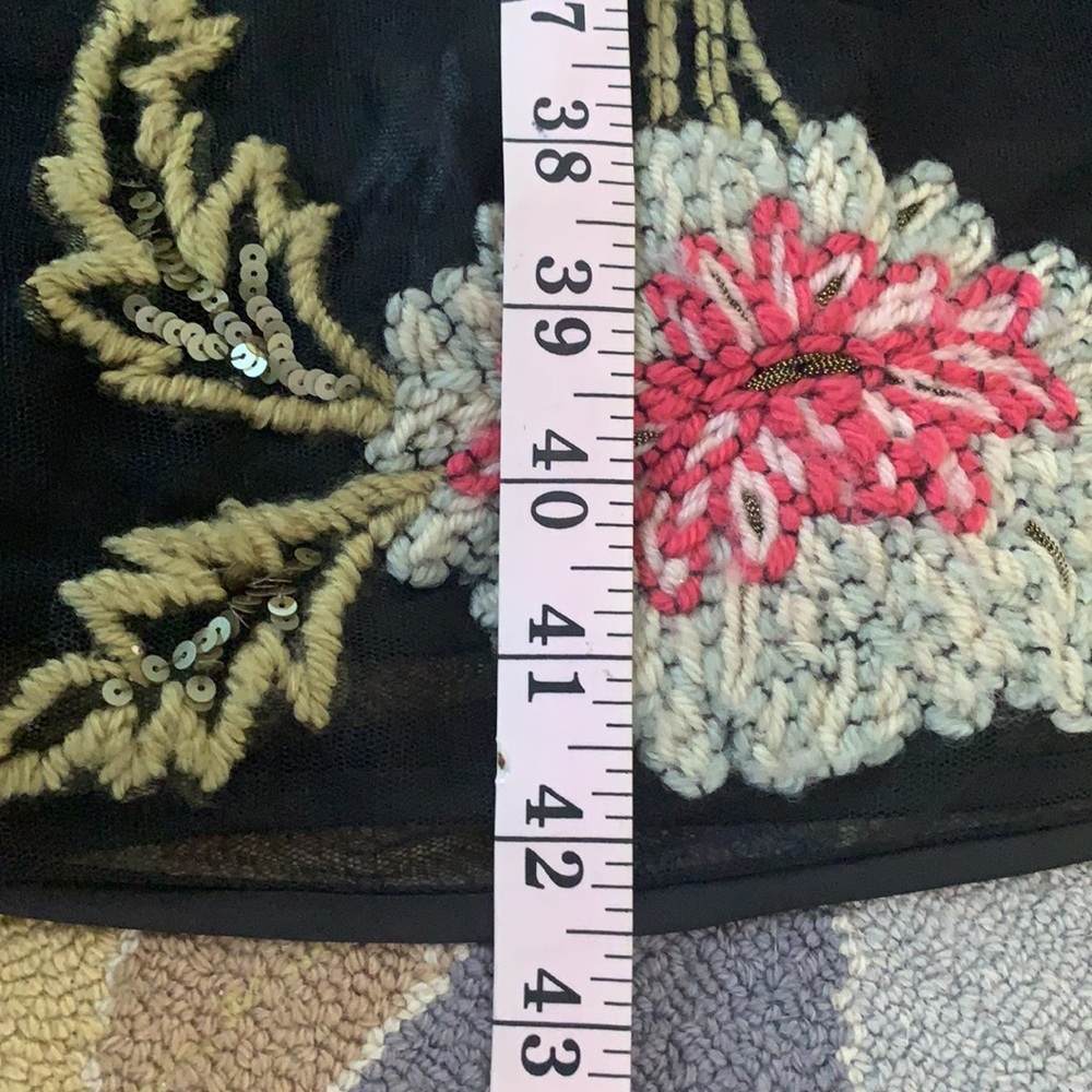 π€ VINTAGE BETSEY JOHNSON TULLE EMBROIDERED Y2K 90s RETRO COTTAGECORE - Picture 9 of 16